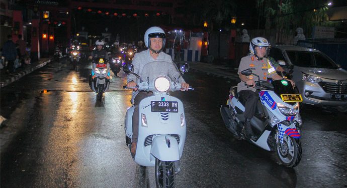 Wali Kota  Bogor  Patroli Gunakan Motor  bipol co