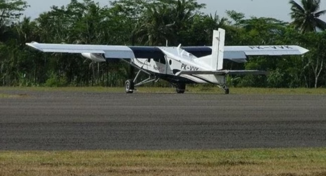 Pesawat Susi Air dibakar hingga pilot dan penumpang disandera OPM di Nduga, Papua. (Dok. https://commons.wikimedia.org/via cnn indonesia)
