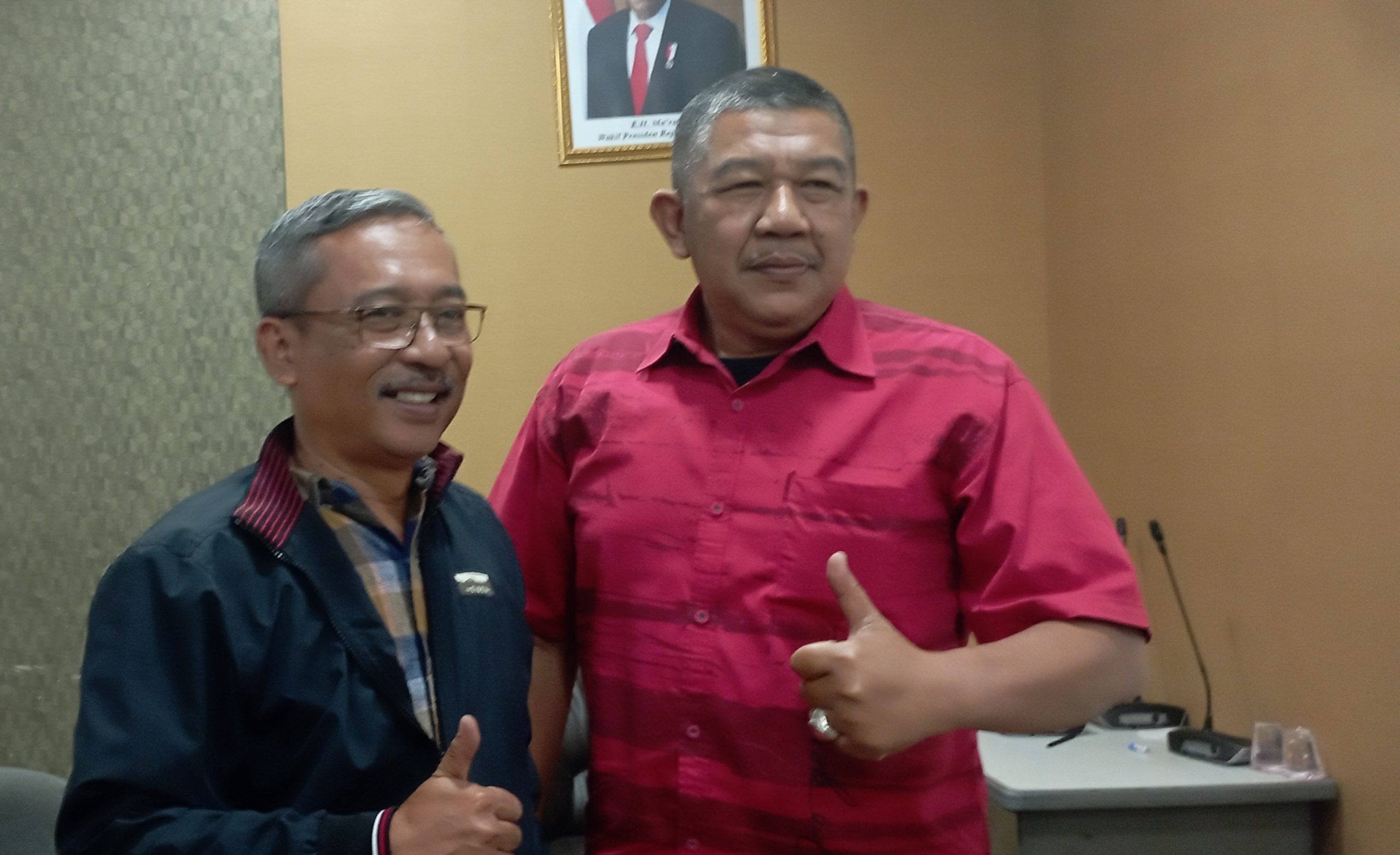 Ketua Pansus IV DPRD Kabupaten Bandung Dadan Konjala (kanan) dan Wakil Ketua Pansus IV Aep Dedi.(Foto: Deddy)